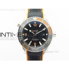 OM공장 오메가 플래닛오션 2016 블랙 베이스모델 Omega Planet-Ocean 2016 Black Dial 블랙 나일론스트랩