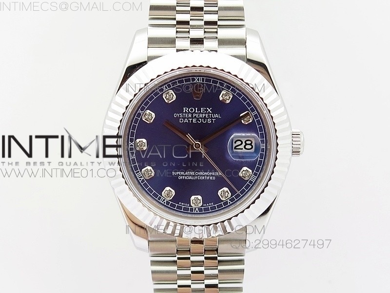 BP공장 V2 롤렉스 데이저스트2 스틸 블루다이얼 다이아인덱스 Rolex DateJust2 SS&Blue Dial Diamond Index 신형브레스렛