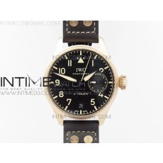 YL공장 IWC 빅파일럿 헤리티지 로즈골드금통 블랙다이얼 가죽스트랩 BIG PILOT IW510301 SATIN-POLISHED RG BLACK DIAL ON BLACK LEATHER STRAP A521111