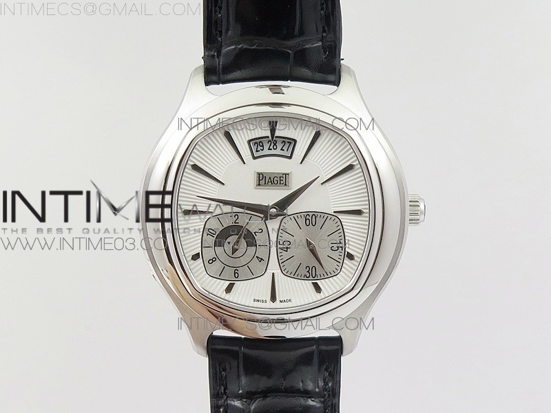 TW공장 피아제 블랙타이 스틸 화이트다이얼 가죽스트랩 BLACK-TIE SS WHITE DIAL ON BLACK LEATHER STRAP CAL.850P