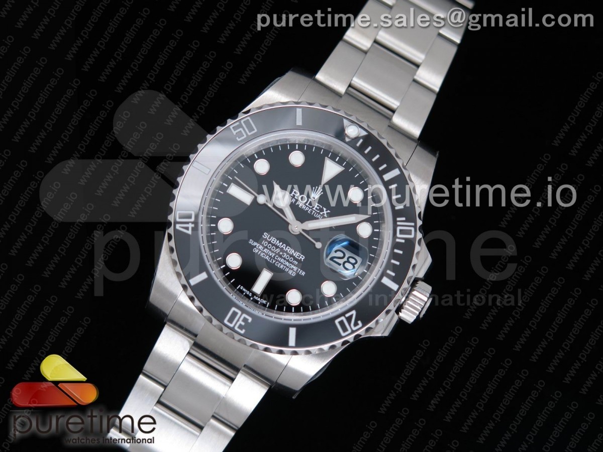 DJ공장 롤렉스 904L 서브마리너 블랙 데이트 Submariner 116610 LN Black Ceramic 904L SS Bracelet