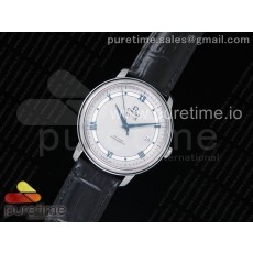 MK공장 v4 오메가 드빌 스틸 실버다이얼 블루인덱스 블랙가죽스트랩 De Ville SS Silver Dial Blue Markers on Black Leather Strap MIYOTA 9015 V4