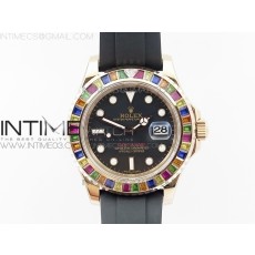 GM공장 롤렉스 요트마스터40 116695SATS 904L케이스 블랙러버스트랩 Yacht-Master 40 116695SATS 904L Case on Black Rubber Strap