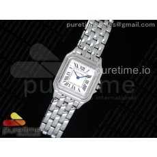 KOR공장 까르띠에 팬더 시크릿 레이디즈 스틸 화이트다이얼 브레이슬릿 Panthère Secrete Ladies SS White Dial on SS Bracelet Ronda Quartz