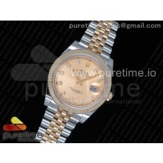 GM공장 롤렉스 데이저스트 41 포금 옐로우골드콤비 골드다이얼 텐포인트 쥬빌레브레이슬릿 DateJust 41 126333 YG Wrapped YG Dial Diamonds Markers on SS/YG Jubilee Bracelet A2824