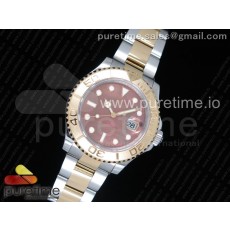 GM공장 롤렉스 요트마스터1 옐로우골드콤비 브라운다이얼 브레이슬릿 Yacht-Master 116623 YG Wrapped Brown Dial on SS/YG Bracelet SA3135