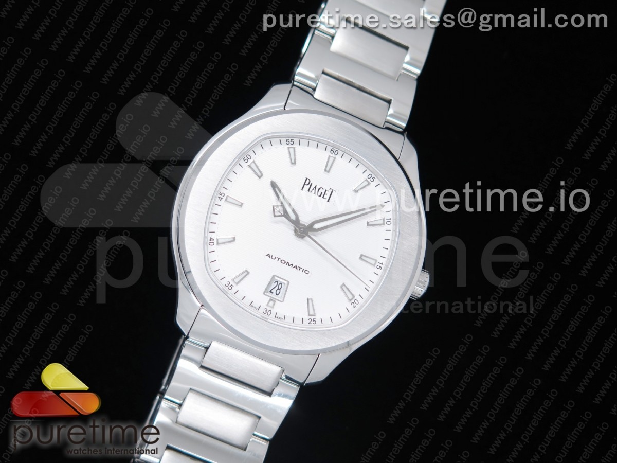 MK공장 피아제 폴로 42MM 스틸 화이트다이얼 브레이슬릿 Piaget Polo S 42mm SS White Textured Dial on SS Bracelet A1110P