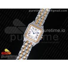 K11공장 까르띠에 팬더 레이디즈 27 옐로우골드콤비 화이트다이얼 브레이슬릿 Panthère Secrete Ladies 27mm SS/YG  White Dial on SS/YG Bracelet Ronda Quartz