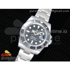 V9공장 롤렉스 서브마리너 블랙 904L Submariner 116610 LB Black Ceramic 904L 1:1 Best Edition on SS Bracelet SA3135