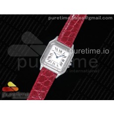 K11공장 까르띠에 팬더 레이디즈 27 스틸 화이트다이얼 레드악어스트랩 Panthère Secrete Ladies 27mm SS White Dial on Red Croco Strap Ronda Quartz