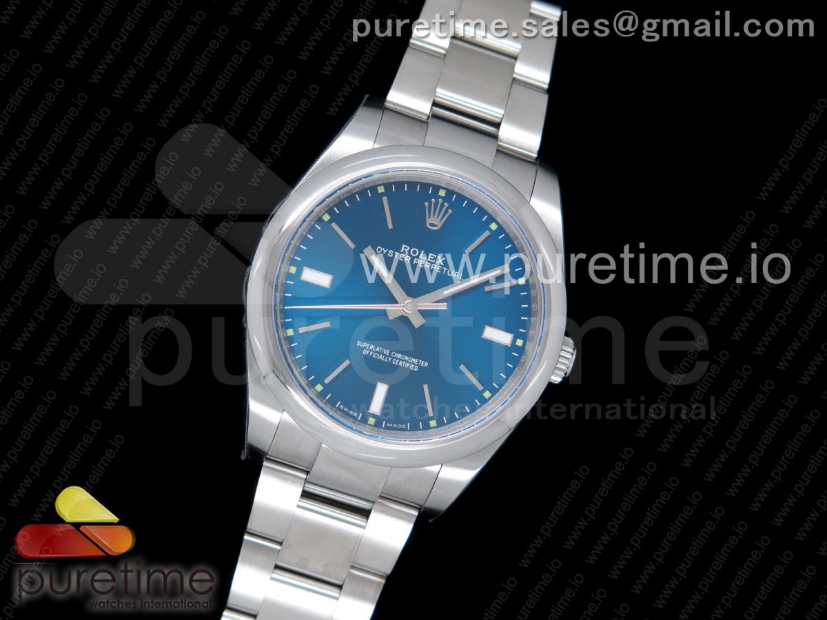 GM공장 롤렉스 오이스터퍼페츄얼 39MM 904L스틸케이스 블루다이얼 브레이슬릿 Oyster Perpetual 39mm 114300 Blue Dial on SS Bracelet SA3132