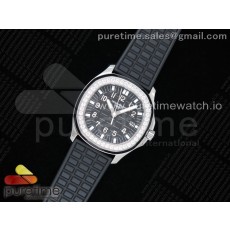 PP공장 파텍필립 아쿠아넛 블랙텍스쳐다이얼 러버스트랩 Aquanaut 5067A SS Black Textured Dial on Black Rubber Strap AE23 PPF공장