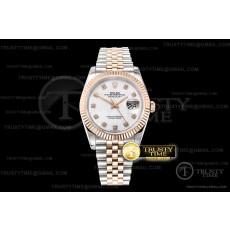 BP공장 롤렉스 데이저스트 36 로즈골드 콤비 자개다이얼 브레이슬릿 DateJust 36mm Jub Flt RG/SS White MOP Diam BP A2813