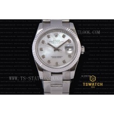 BP공장 데이저스트 36MM 자개다이얼 브레이슬릿 Datejust 36mm BP High Grade White MOP Dial SS Bracelet A2813