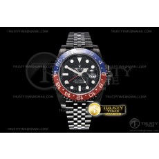 KS공장 GMT II 펩시 PVD 블랙다이얼 쥬빌레브레이슬릿 GMT II 126710 Pepsi Jub PVD/PVD KSF Asia 2836