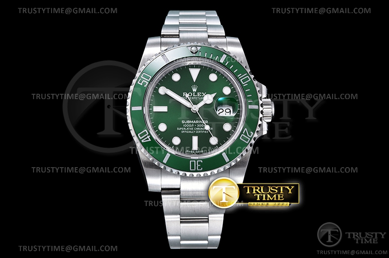 GM공장 롤렉스 서브마리너 그린다이얼 브레이슬릿3135 Submariner 116610LV 904L SS/SS Green GMF SA3135