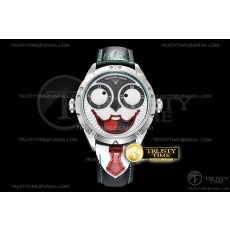 TW공장 러시아 콘스탄틴 체이킨 스틸 조커다이얼 가죽스트랩 Konstantin Chaykin Joker SS/LE White/Grn TWF NH35A