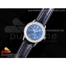 XB공장 브라이틀링 내비타이머 블루다이얼 악어가죽스트랩 Navitimer 1 SS 41mm Blue Dial on Blue Croco Strap A2824