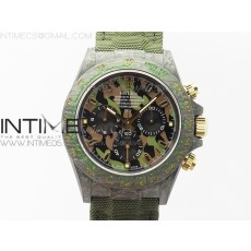 WW공장 V2 데이토나 카본 그린다이얼 나일론스트랩 Daytona Diw Carbon V2 Camouflage/Green Dial On Green Nylon Strap A7750