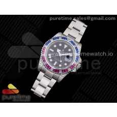 GM공장 펩시다이어 블랙다이얼 브레이슬릿 GMT-Master II 116710 Pepsi Diamonds 904L Steel SA3186 CHS