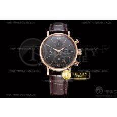 TW공장 포르토피노 크로노 로골 그레이다이얼 가죽스트랩 Portofino Chrono IW391021 RG/LE Grey/RG TWF A7750