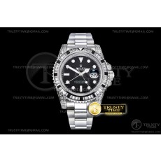 GM공장 젬티 블랙다이얼 3186 GMT Master II Blk/Wh 904 Dia SS/SS Blk GMF A3186 CHS