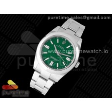 EW공장 롤렉스 오이스터퍼페츄얼 41미리 그린다이얼 Oyster Perpetual 41mm 124300 EWF Best Edition Green Dial on SS Bracelet A3230