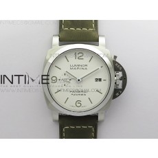 VS공장 파네라이 PAM1314 화이트다이얼 가죽스트랩 PAM1314 VSF 1:1 Best Edition White Dial on Brown Leather Strap P.9000 Super Clone