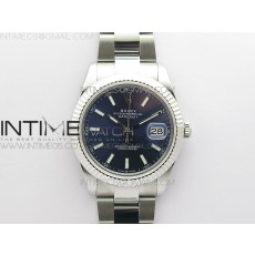 RO공장 롤렉스 데이저스트 41 블루다이얼 DateJust 41MM 126334 904L SS ROF 1:1 Best Edition Blue Dial Stick Markers on SS Oyster Bracelet A3235