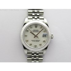 BP공장 롤렉스 데이저스트 31 자개다이얼 2813무브 21600진동 Datejust 31mm 278271 SS BP Best Edition White MOP Crystal Markers Dial on Jubilee Bracelet