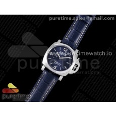 VS공장 파네라이 PAM1313 스틸 블루다이얼 가죽스트랩 PAM1313 VSF 1:1 Best Edition Blue Dial on Blue Leather Strap P.9010 Clone SB공장