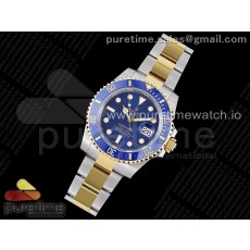 VS공장 롤렉스 서브마리너 옐로우골드콤비 청콤 브레이슬릿 3135 Submariner 116613LB Blue Ceramic 904L Steel/YG VSF 1:1 Best Edition Blue Dial VS3135