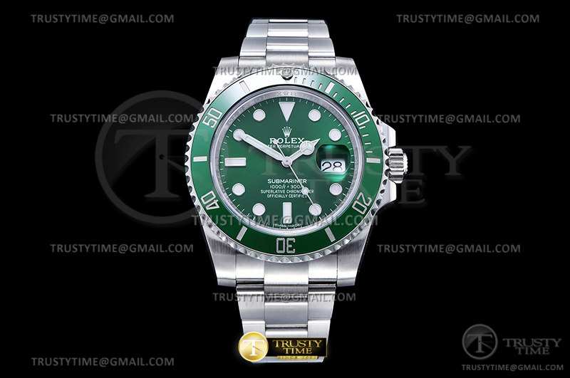 CLEAN공장 롤렉스 서브마리너 40 그린 116610LV VR3135무브먼트 클린공장 CleanFactory Rolex Submariner Hulk Green 116610LV VR3135 헐크 클린