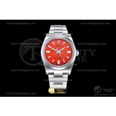 EW공장 롤렉스 오이스터퍼페츄얼 36 스틸 레드다이얼 브레이슬릿  Oyster Pert. 36mm 126000 SS/SS Red EWF A3230