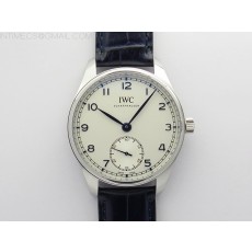 ZF공장 포르투기저 화이트다이얼 가죽스트랩 Portuguese IW358304 ZF 1:1 Best Edition SS White Dial Blue Markers on Blue Leather Strap A82200