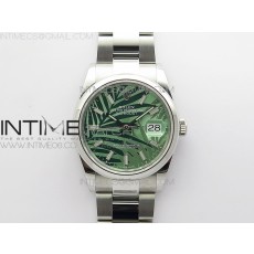 BP공장 롤렉스 데이저스트 36 스틸 그린팜다이얼 돔베젤 오이스터브레이슬릿 DateJust 36 SS 126200 BP 1:1 Best Edition New Green Dial on Oyster Bracelet