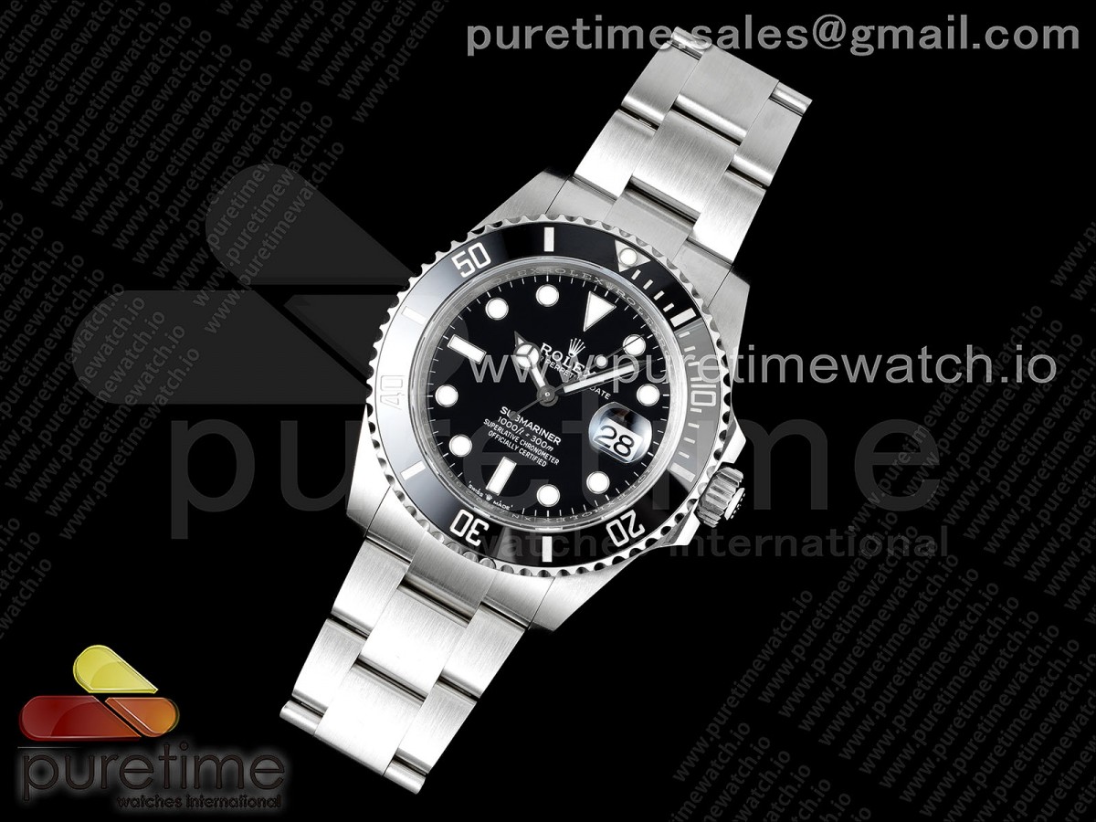 NTF공장 롤렉스 서브마리너 41 스틸 블랙데이트 브레이슬릿 Submariner 41mm 126610 LN Black Ceramic 904L Steel NTF 1:1 Best Edition VR3235