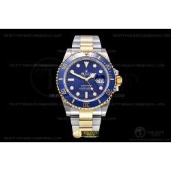 VS공장 롤렉스 서브마리너 41 신형 옐로우골드콤비 청콤 브레이슬릿 Submariner 126613LB 904 YG/SS Blue VSF VS3235