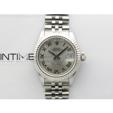 APS공장 롤렉스 레이디 데이저스트 28 스틸 실버로만다이얼 플루티드베젤 쥬빌레브레이슬릿 Datejust 28mm 279179 SS APSF Best Edition Silver Dial Roman Markers on SS Jubilee Bracelet NH05