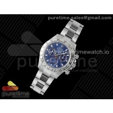 QF공장 롤렉스 스틸 데이토나 블루레이싱다이얼 브레이슬릿 Daytona 116509 QF 1:1 Best Edition Blue Dial on SS Bracelet SH4130 V3