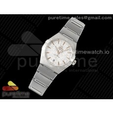 ASW공장 오메가 컨스텔레이션 39 스틸 화이트텍스쳐다이얼 브레이슬릿 Constellation 39mm SS ASWF 1:1 Best Edition White Textured Dial on SS Bracelet A8800