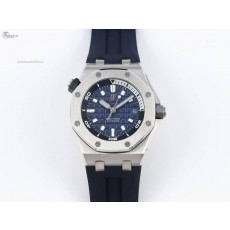 APS공장 오데마피게 로얄오크오프쇼어 다이버 15720 스틸 블루다이얼 러버스트랩 Royal Oak Offshore Diver 15720 APSF 1:1 Best Edition Blue Dial on Blue Rubber Strap SA4308