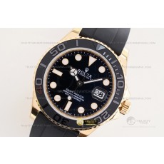 EW공장 롤렉스 요트마스터 42 옐로우골드금통 블랙다이얼 러버스트랩 YachtMaster 226658 42mm YG/RU Blk EWF A3235