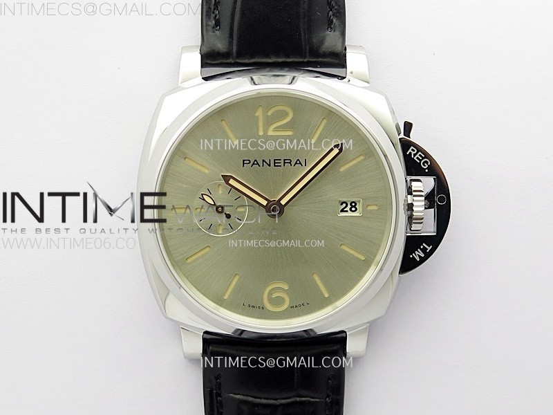 VS공장 파네라이 PAM1249 화이트선레이다이얼 블랙레더스트랩 PAM1249 X SS VSF 1:1 Best Edition White Sun Dial on Black Leather Strap Asian P900