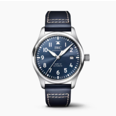 V7공장 IWC 파일럿 마크20 블루다이얼 가죽스트랩