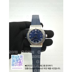 국내배송!! APS공장 위블로 클래식퓨전 42mm 블루다이얼 거미스트랩 (고유번호 0aps12)