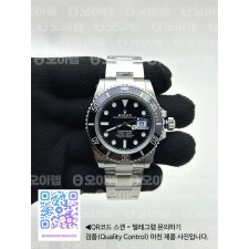 국내배송!! VS공장 롤렉스 서브마리너 41 신형 블랙데이트 브레이슬릿 (고유번호 0s97)