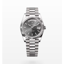 VS공장 롤렉스 데이데이트 40 스틸 그레이다이얼 프레지던트브레이슬릿 DayDate 40mm Flt SS/SS Grey/Stk VSF VS3255